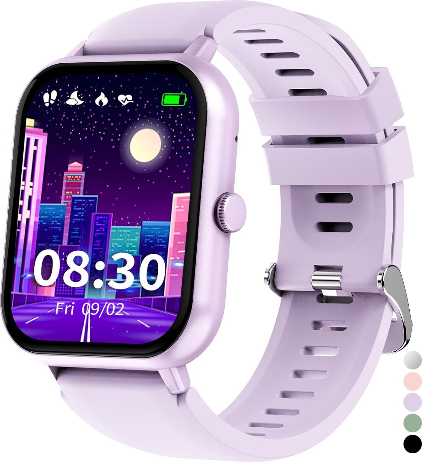 Smartwatch deti dievčatá chlapci deti hodinky srdcová frekvencia spánok krokomer budík športové hry IP68 vodotesné fitness hodinky Android IOS
