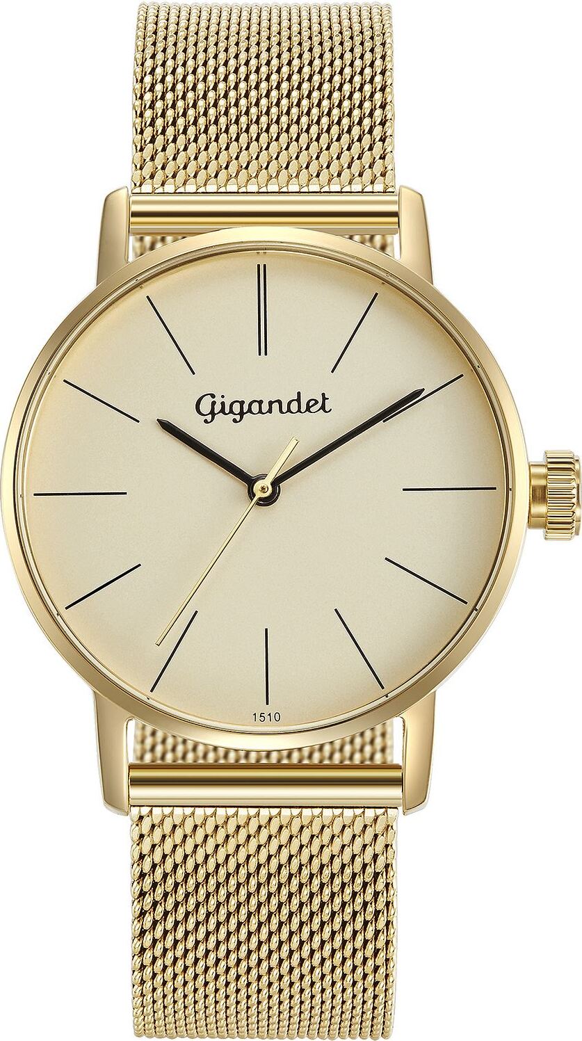 Gigandet Quarzuhr Edelstahl Gold Minimalism - G43-021
