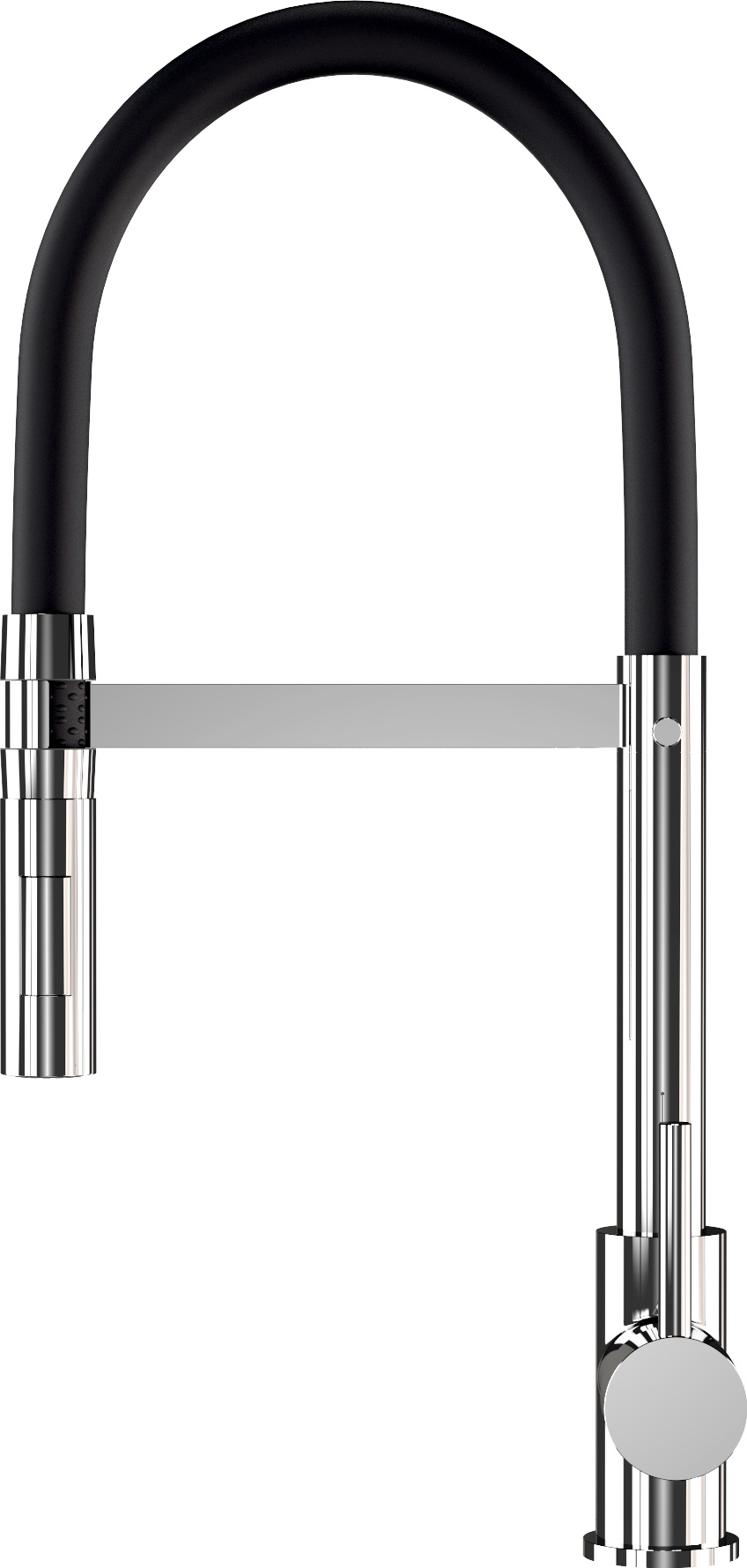 Küchenarmatur Flexibel Silber Spülbecken Auslauf Vento Küchenarmatur