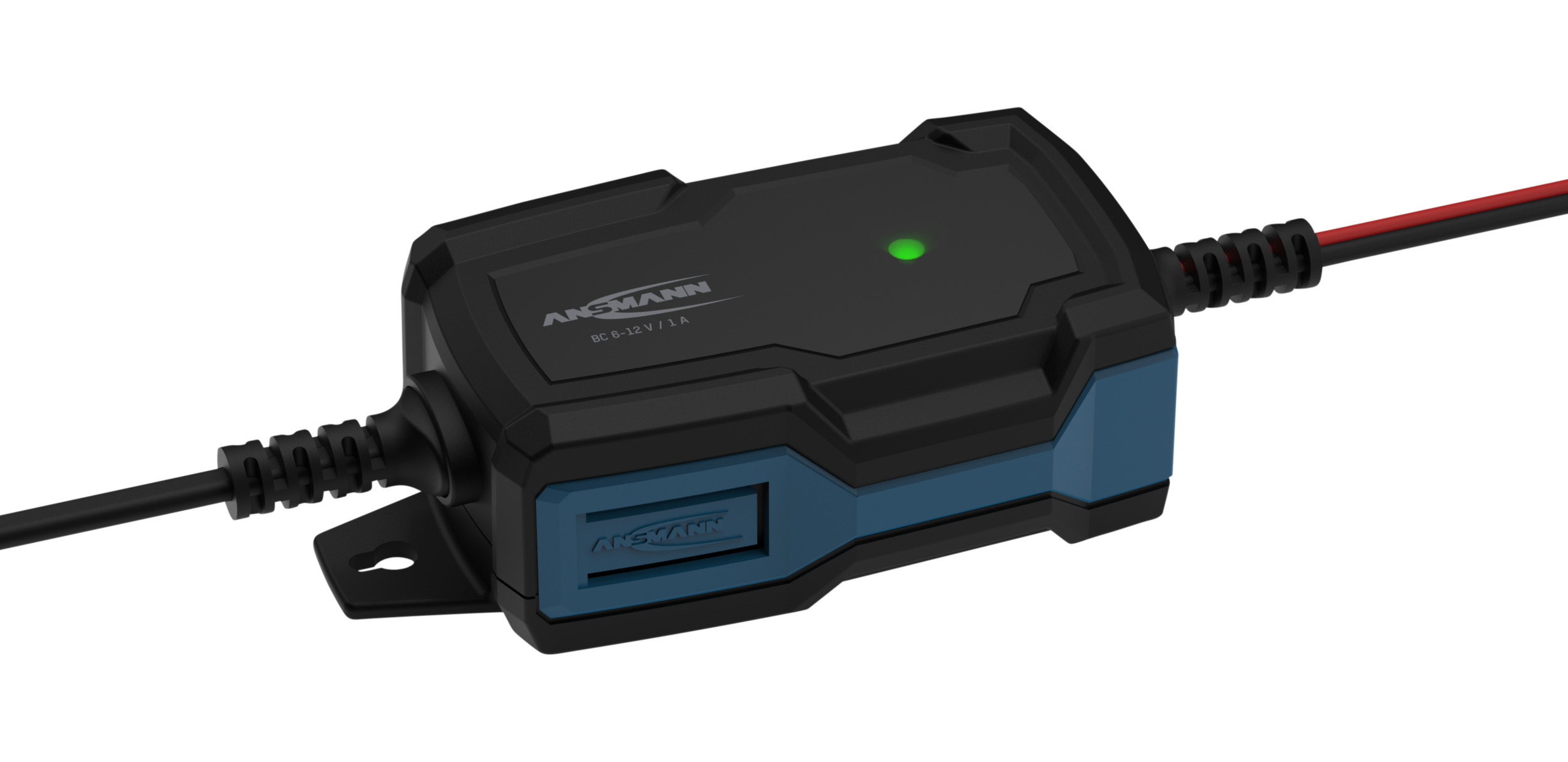 Ansmann BC 6-12V/1A 5-stupňová nabíjačka do auta s automatickou detekciou napätia pre 6V a 12V olovené akumulátory, olovené gélové akumulátory a akumulátory s oloveným rúnom