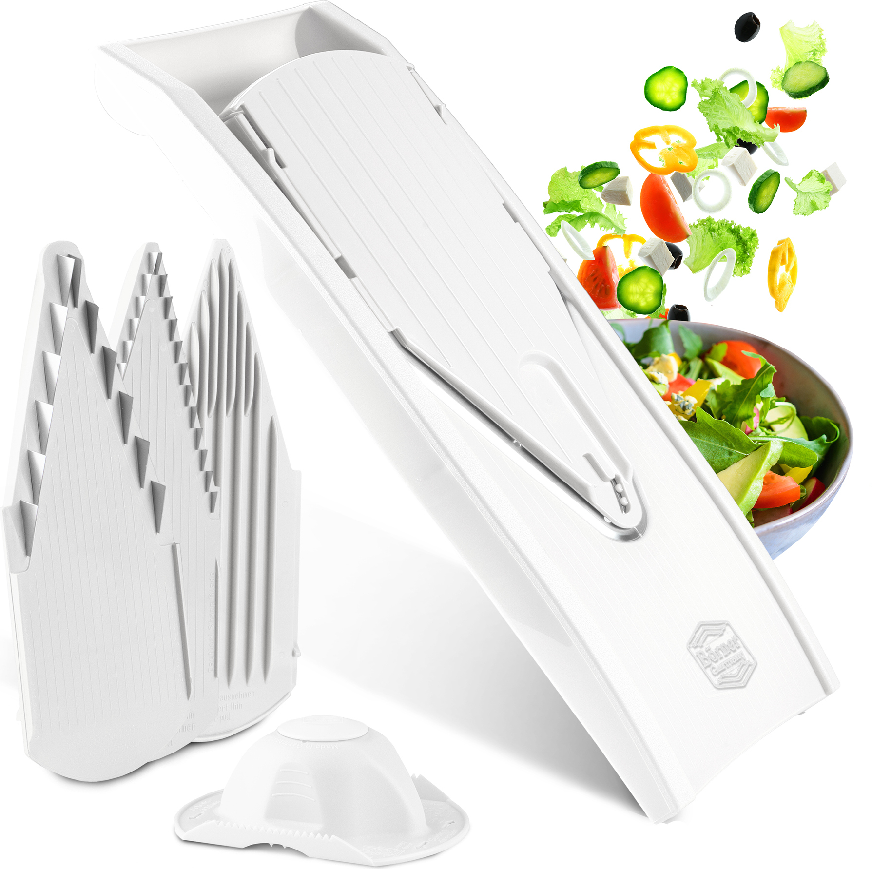 Börner Gemüsehobel V1 ClassicLine Starter Set - Weiß