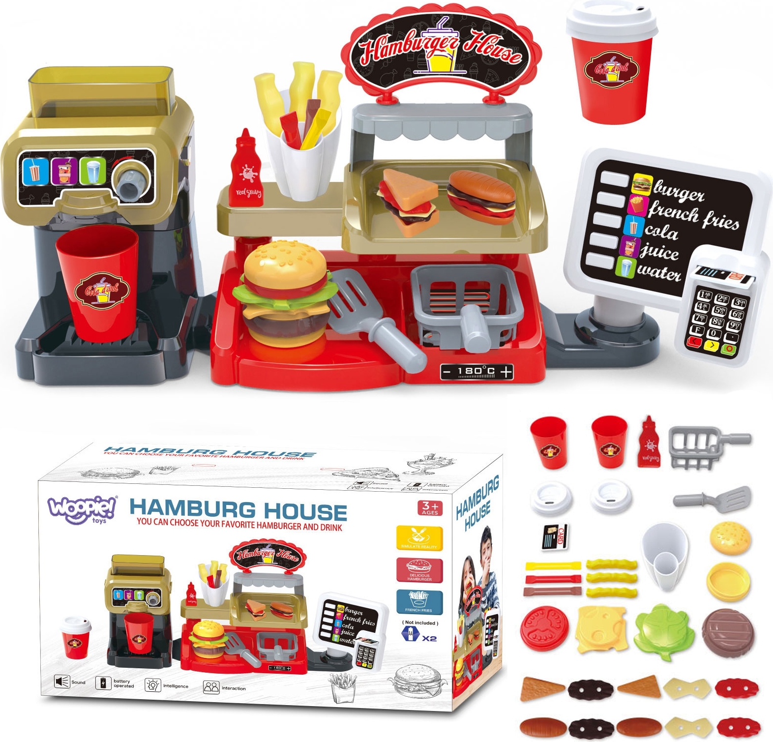 Woopie Fast Food XXL Shop – Kassierer/in im Restaurant + Getränkeausgeber/in
