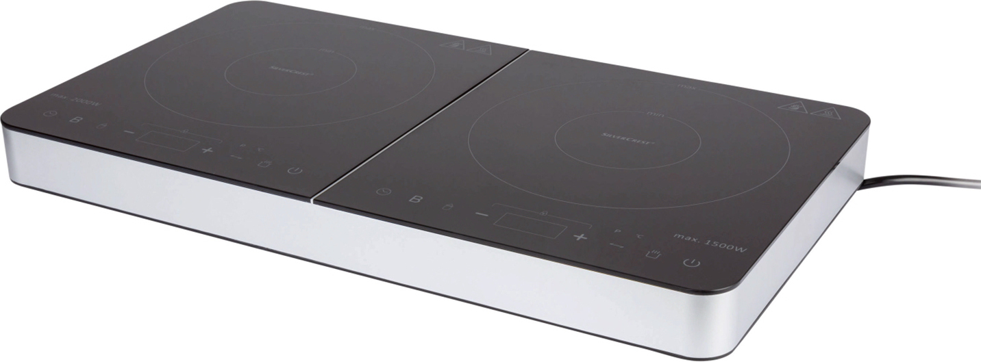 SILVERCREST® dvojitá indukčná varná doska -stav: veľmi dobrý