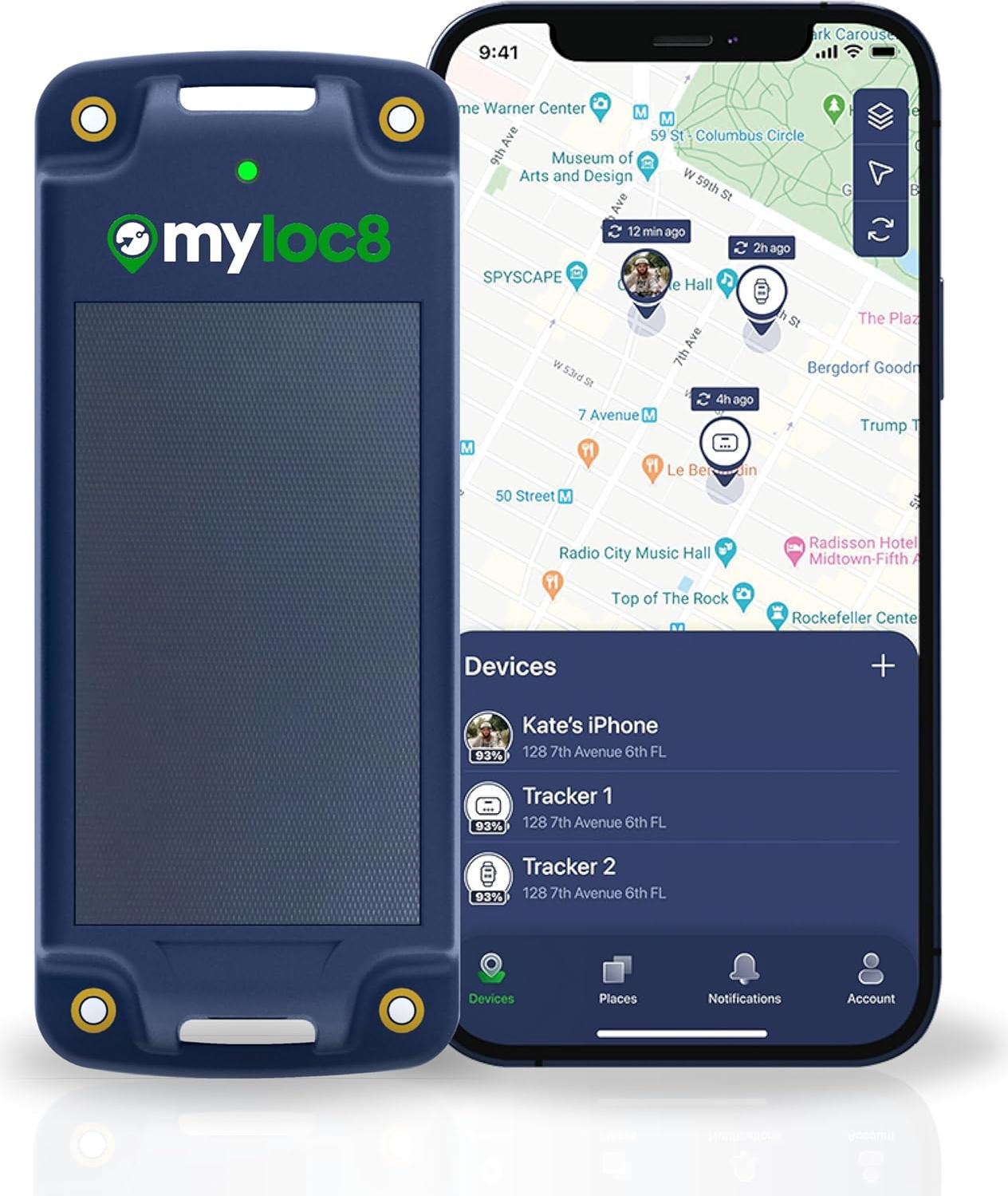 Myloc8 AS700 GPS-Tracker – Echtzeit Ortung, SOS-Alarm, Geofencing, wasserdicht, lange Akkulaufzeit MY-AS700