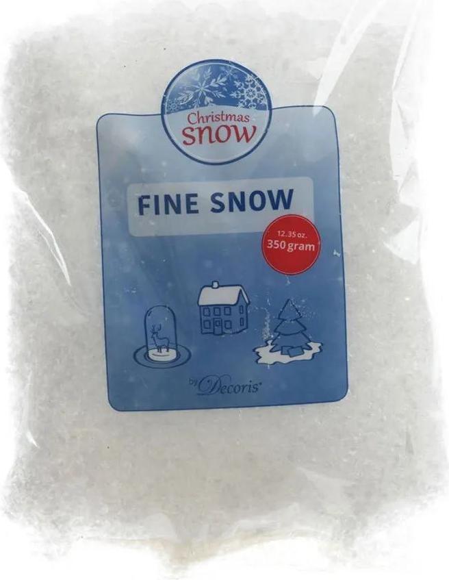 Decoris Beutel Mit Kunstschnee 350g Weiß Weiß One Size 71935
