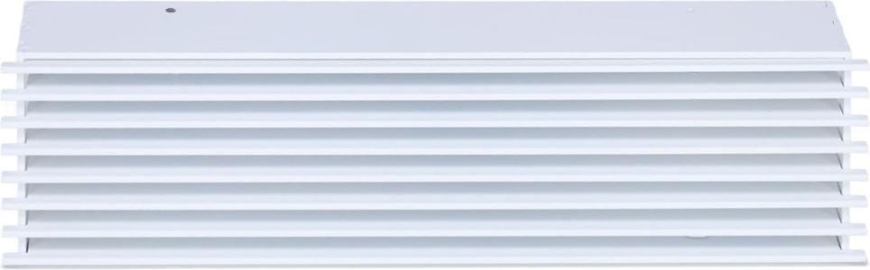 Subtiel Luftgitter Open Air 9-SubSteel, 350 x 100 mm, weiß