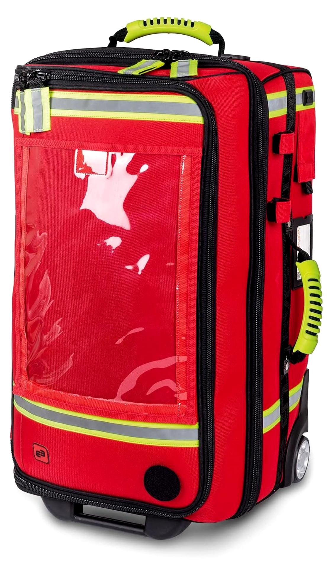 EB EMERAIR'S Trolley - Große Notfalltasche mit entlastendem Trolleysystem (rot)