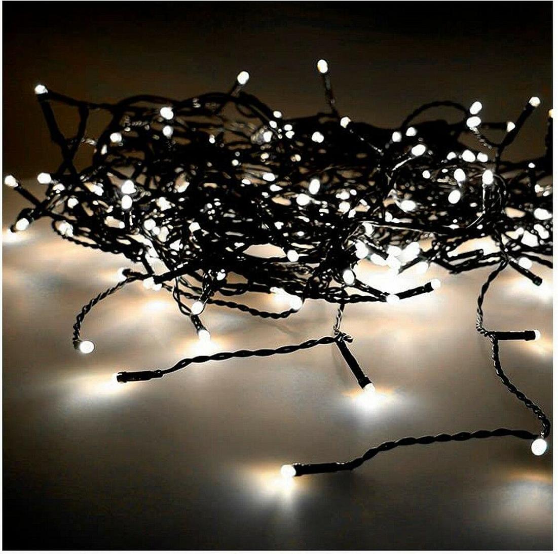 LED-Lichtvorhang EDM 71263 Easy-Connect 3,2 W Warmes Licht Warmweiß 2 x 2 m