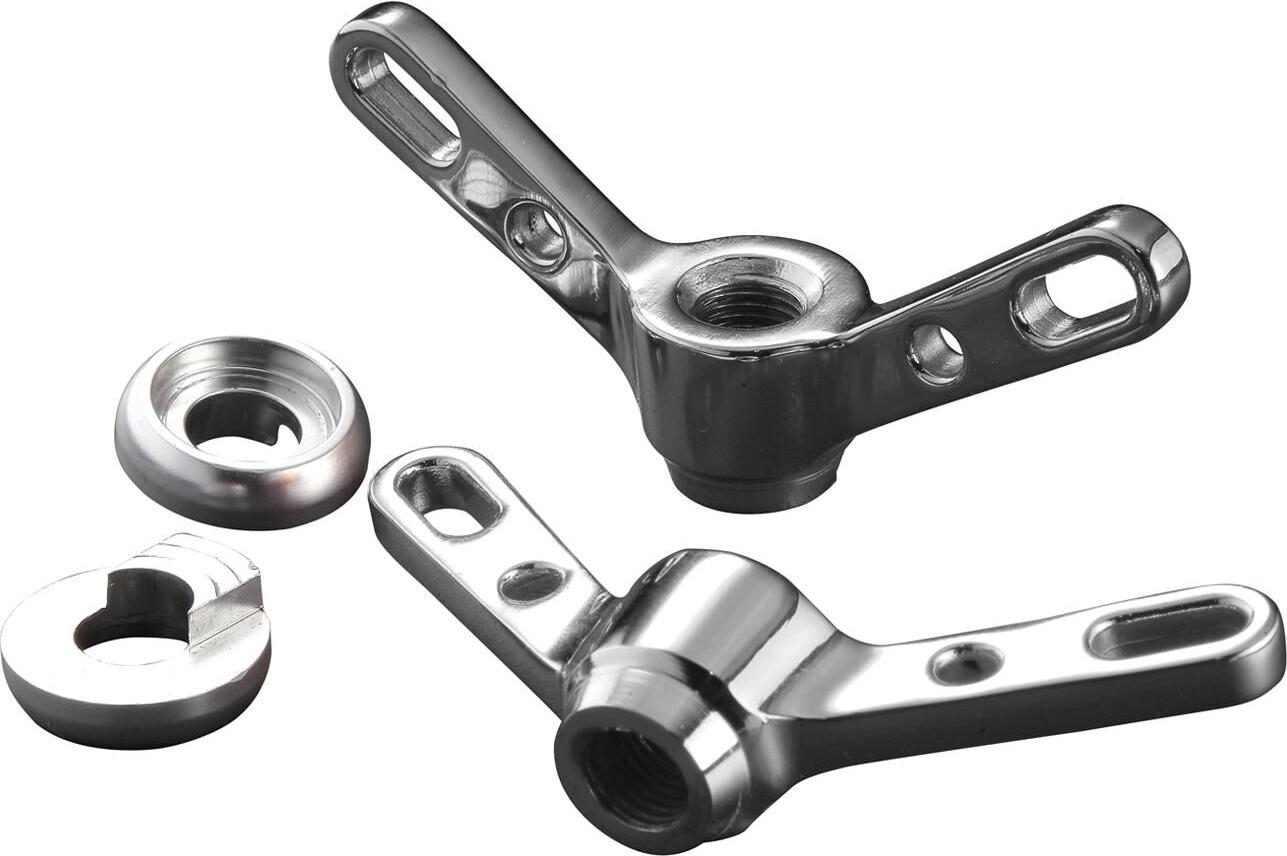 Brave Classic Flügelmutter Flügelmutter Hinterradpaar silber BCWN11SI