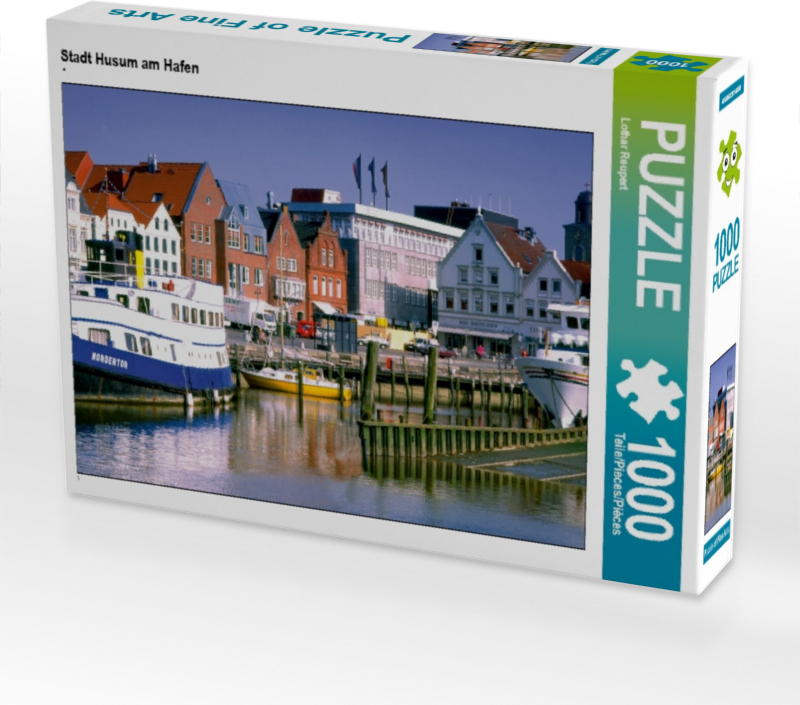 Calvendo Stadt Husum am Hafen 1000 Teile Puzzle quer 640x480mm, Reupert Lothar; 7339472