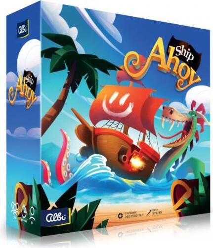 Albi Schiff Ahoi Schiffe versenken Spiel, 2-4 Spieler, ab 6 Jahren, 20x20x8 cm