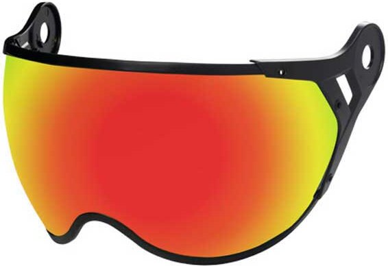 Geschwungener schillernder roter S2-Visier für CGM 801 EBI-Helm 9801-BS6-03E