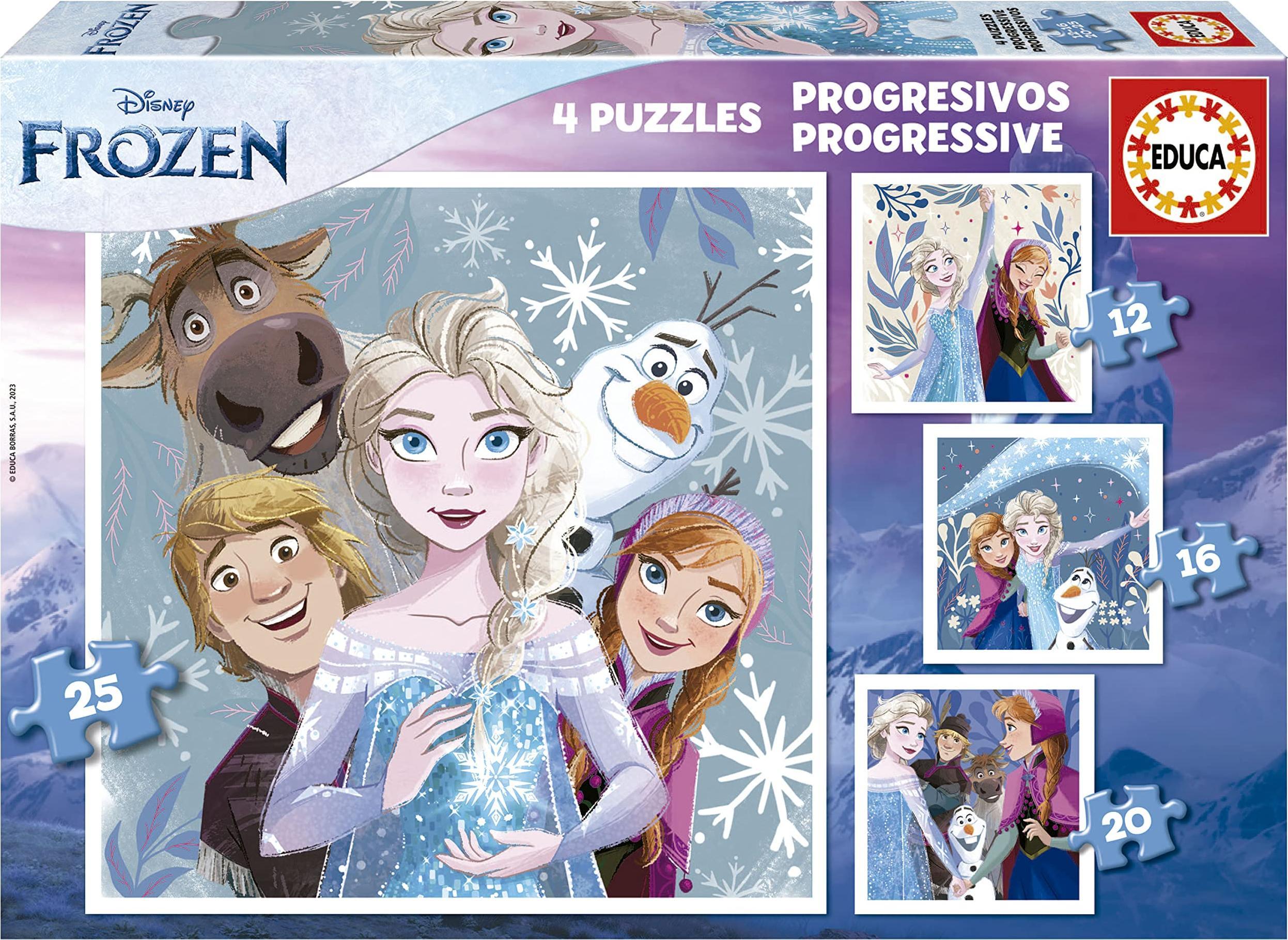 Puzzle Frozen Progressiver Schwierigkeitsgrad 19735