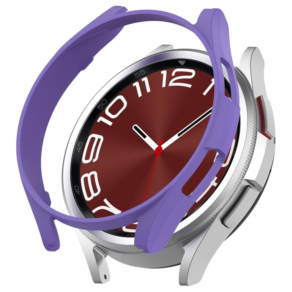 Pre Samsung Galaxy Watch 6 Classic 43mm Smartwatch Ochranné puzdro Purple