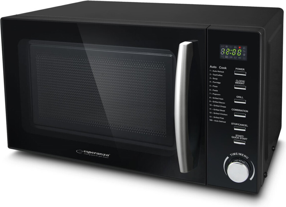 Esperanza EKO010 Mikrovlnná rúra 1200W čierna
