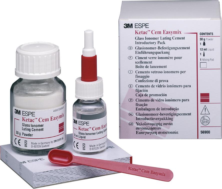 3M ESPE Ketac Triple Pa Dentalzement Easymix, röntgenopak mit Fluoridionenabgabe 56906