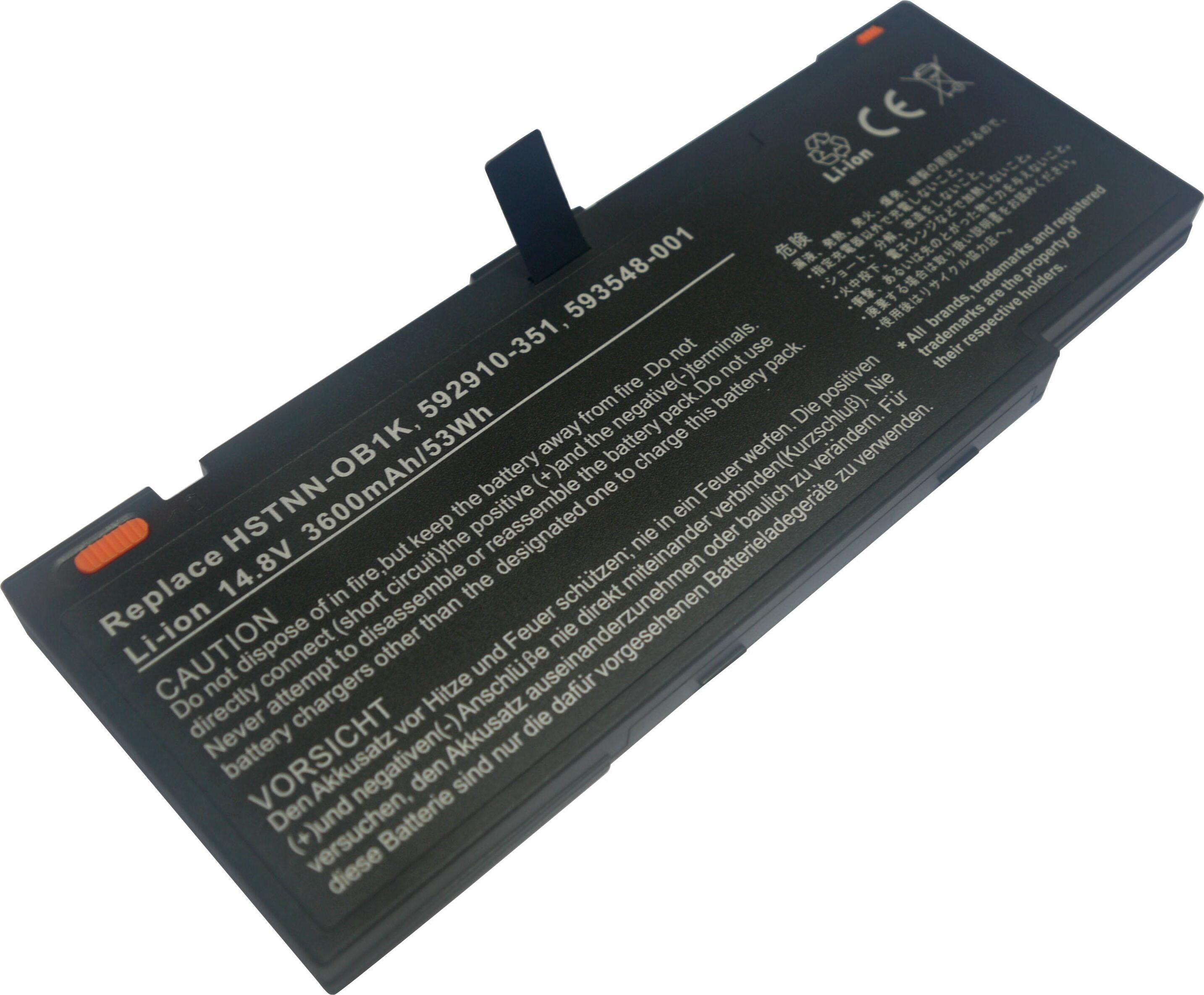 PowerSmart® Batería de repuesto para HP 592910-351, 593548-001, HSTNN-OB1K, LF246AA, HP Envy 14, 14-1000, 14-1100, 14-1200, 14-2000, 14t-1100 y 14-14-14,8 V (36 V) 1200 Series