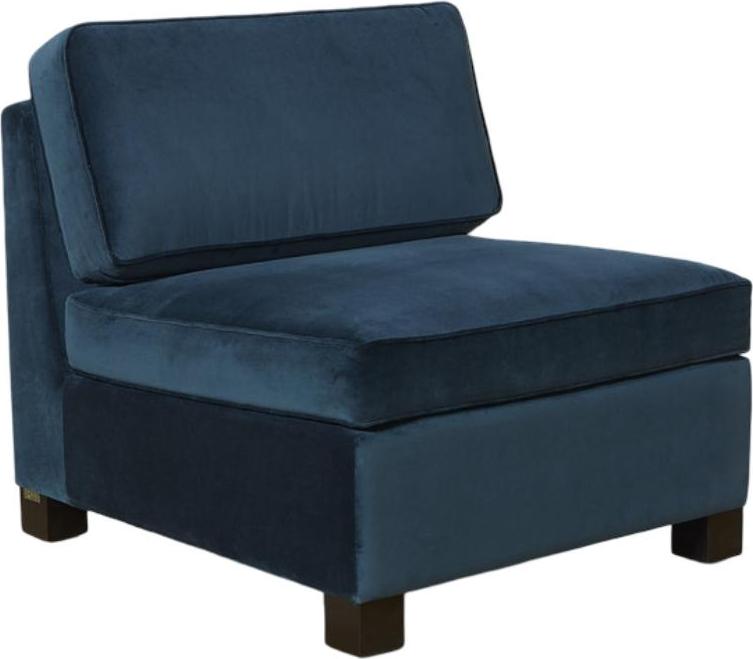 Robin des bois Samtbank im zeitgenössischen Stil, 1-Sitzer