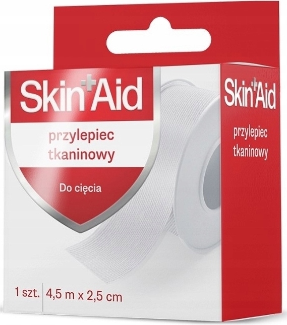 PASO Skin Aid Textilklebeband 4,5 m x 2,5 cm, 1 Stück