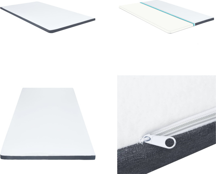 vidaXL Boxspringbett Matratzenauflage 200 x 120 x 5 cm - Matratzenauflage - Matratzenauflagen - Boxspring-Matratzenauflage - Boxspring-Matratzenauflagen HL288213