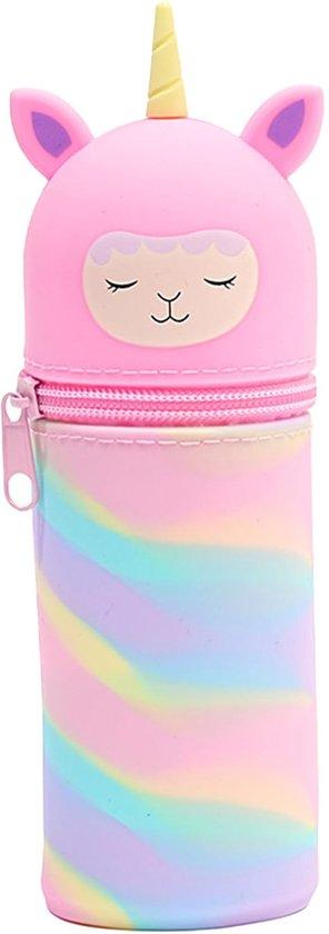 OEM Schüler Etui 2in1 rosa mit Reißverschluss 2026