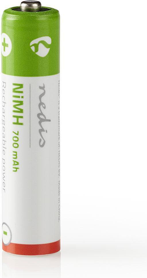 Nedis, 4er Set NiMH AAA Akkus 1,2V 700mAh DC Vorgeladen, BANM7HR034B
