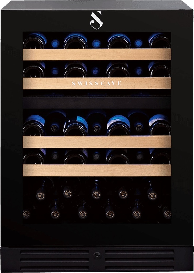 Swisscave Weinkühlschrank WL 155 DF,2-Zonen Weinkühlschrank, 40 Flaschen, 82cm (H)