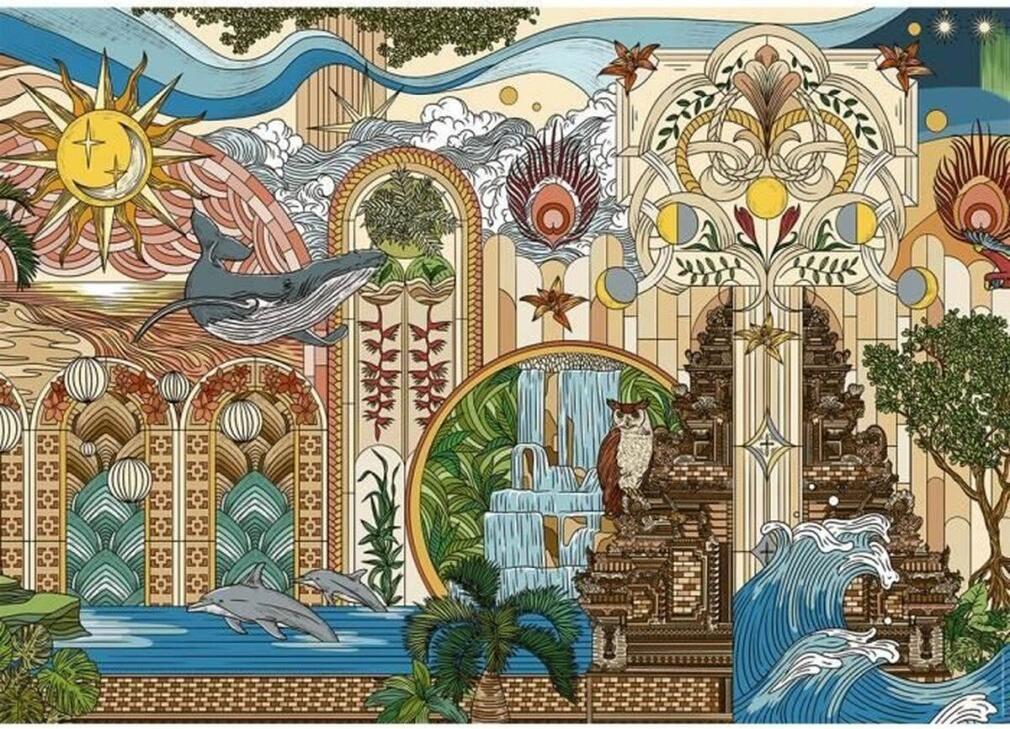 Ravensburger Spielverlag 1500-teiliges Puzzle „Der Garten der Träume“. Ab 14 Jahren. Hochwertiges Puzzle. Künstlerkollektion. 12001612. Nathan