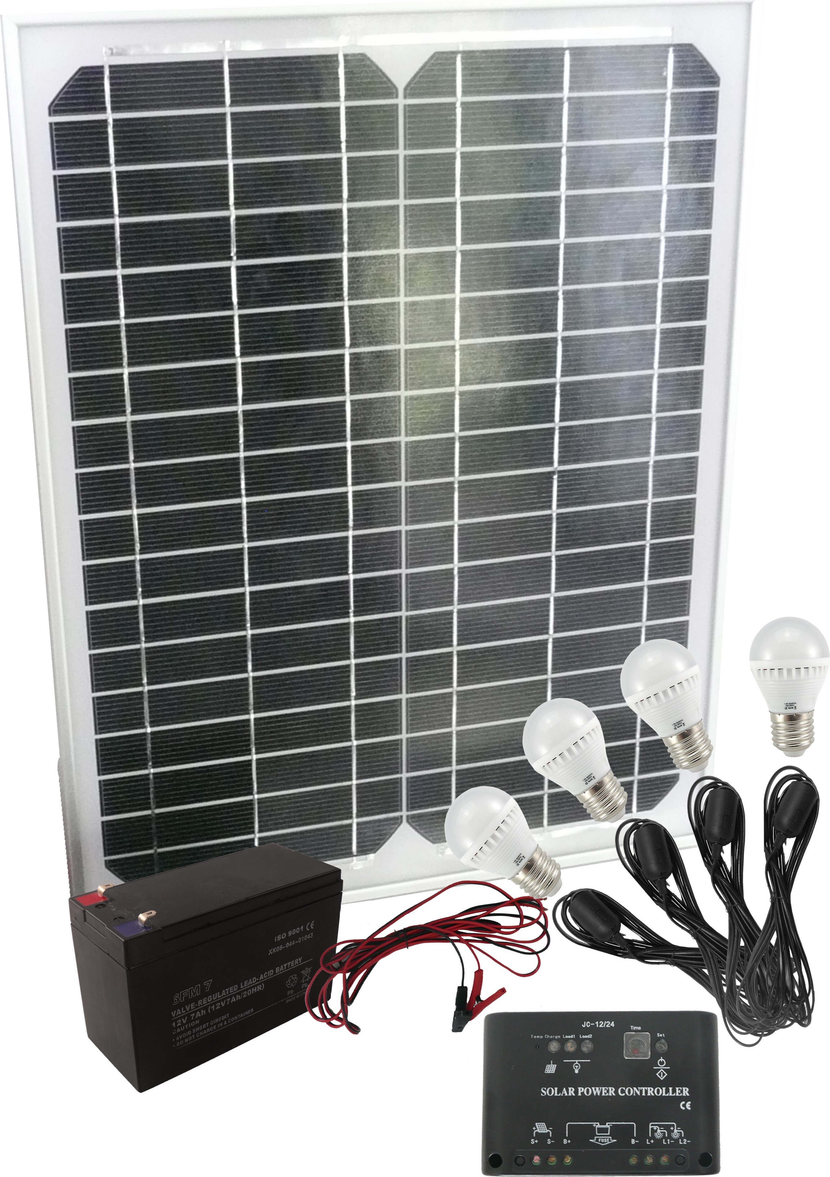 MAUK tragbares Solar System Solaranlage 15W 1547