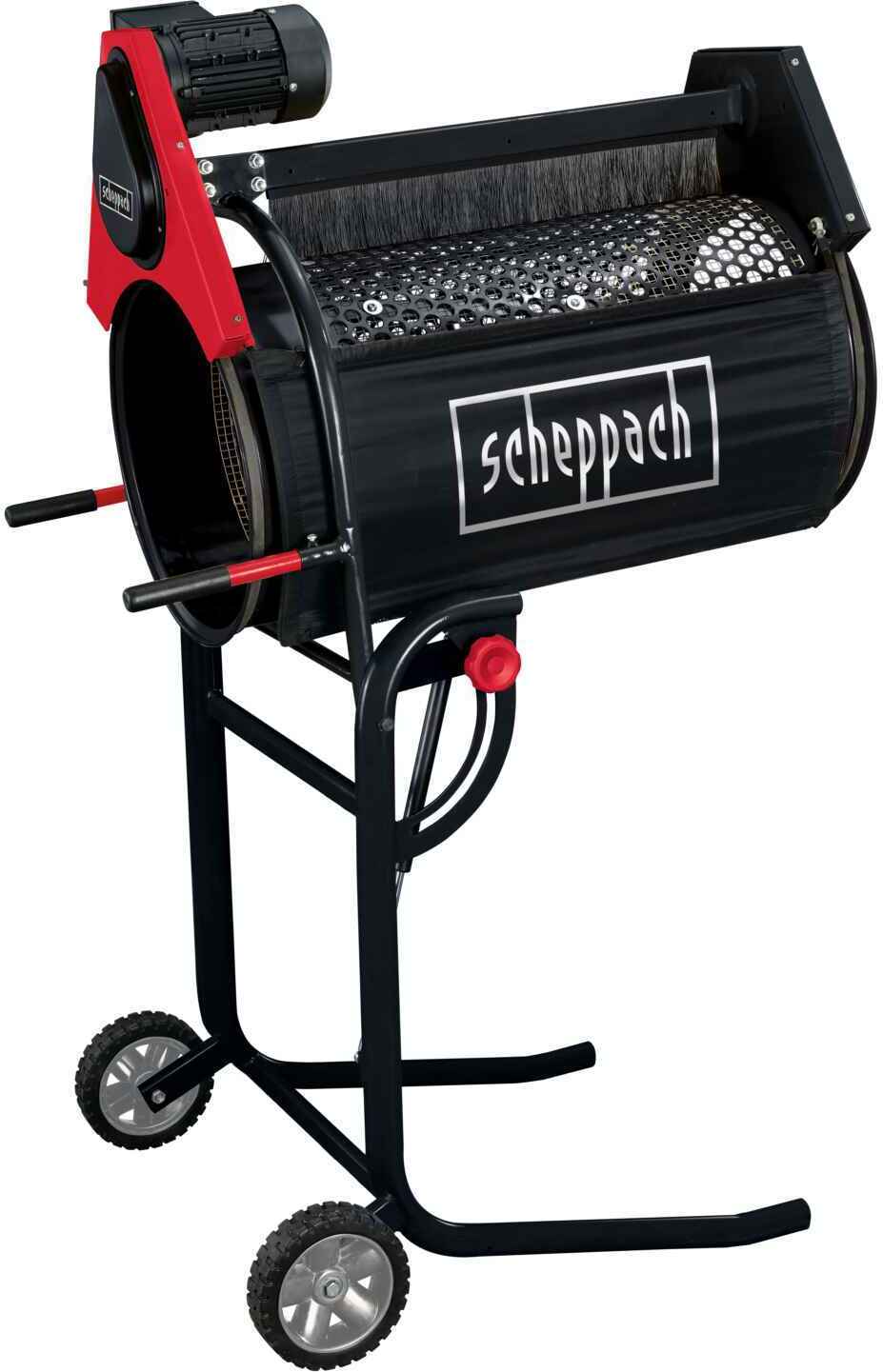 Scheppach Rollsieb RS350 Siebtrommel | 250 Watt | Länge: 800mm -Ø: 400mm | Drehzahl: 42 min-1 | Materialdurchsatz: 3m³/h | neigbare Trommel 1904501901