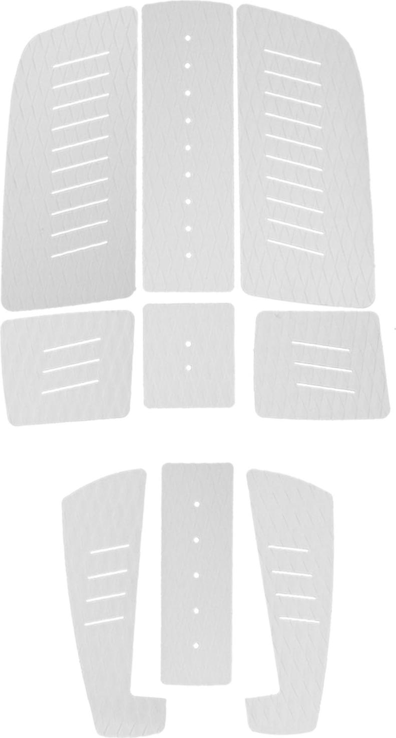 Eva Deck Traction Pad Nonslip Surfboard Matte Surf Tail für Longboard Paddle Board (weiß)