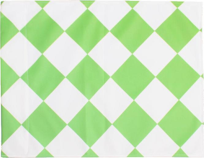 Merco Eckfahnenstoff grün-weiße Variante 30697 E30697