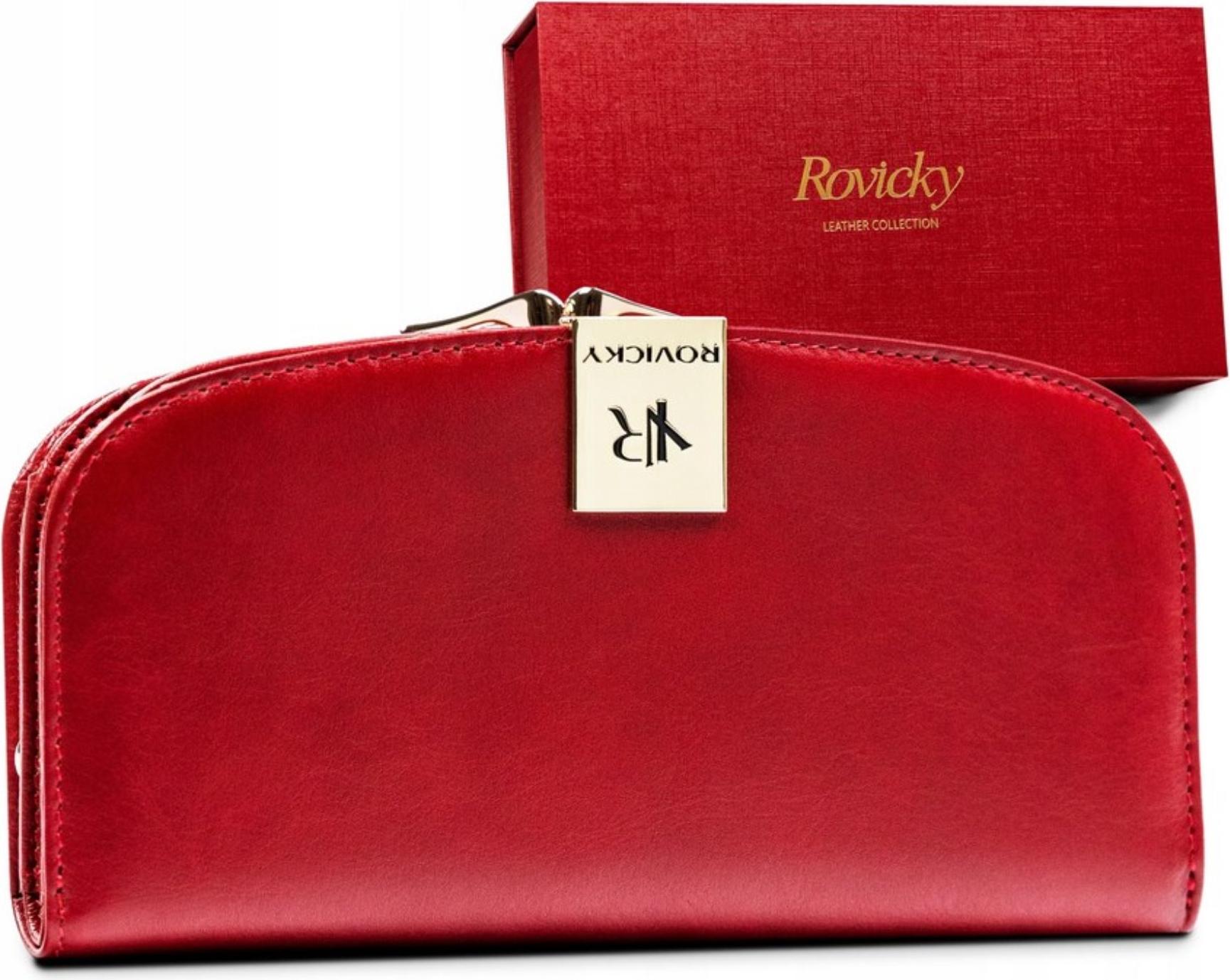 Rovicky | Elegante Damen Geldbörse mit Lederverschluss DHR42123SG