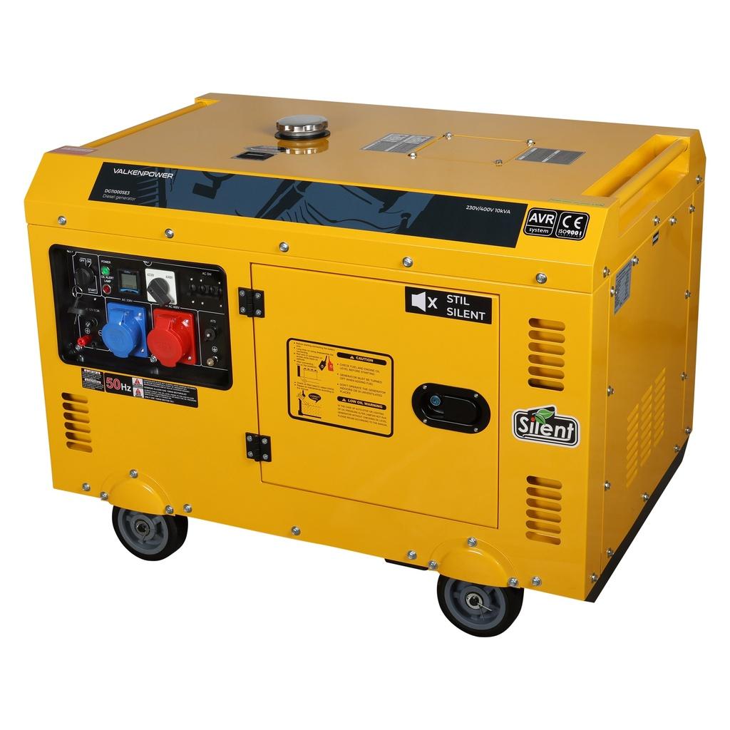 trainsway Dieselgenerator 8000W 230V 400V ATS AVR Schalldämmung Generator Stromgenerator