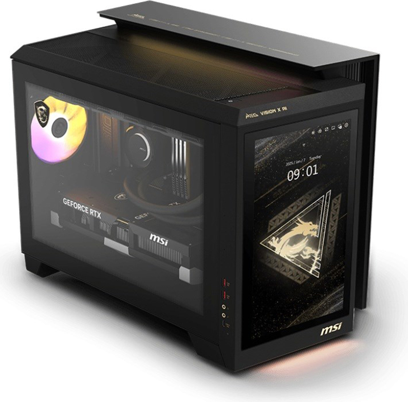 MSI MEG Vision X AI 2NVV7-004EU Ultra 7 265K 32GB DDR5 SSD2TB GeForce RTX 5080 16GB VENTUS 3X BE200 WiFi 7+BT Win11 Black