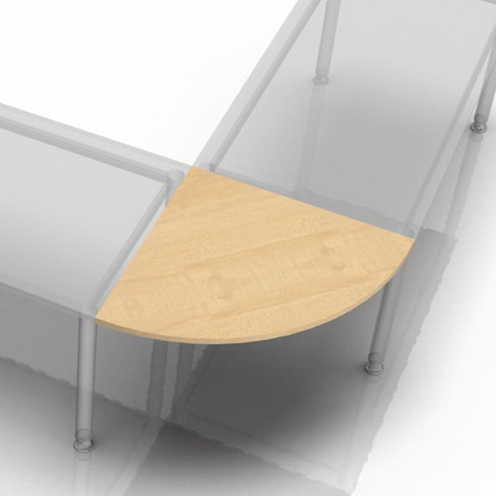 Hammerbacher Eckwinkel rund Ahorn Hammerbacher VLE91/3