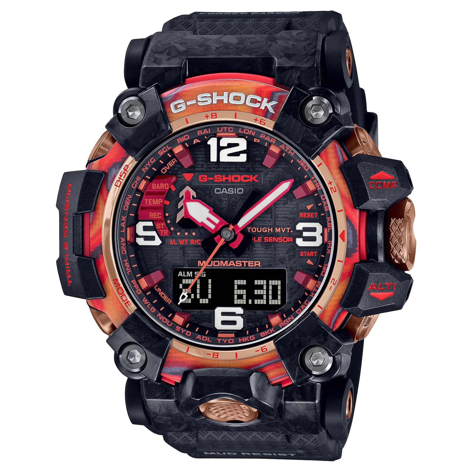 Pánske Hodinky CASIO GWG-2040FR-1AER 55 MM