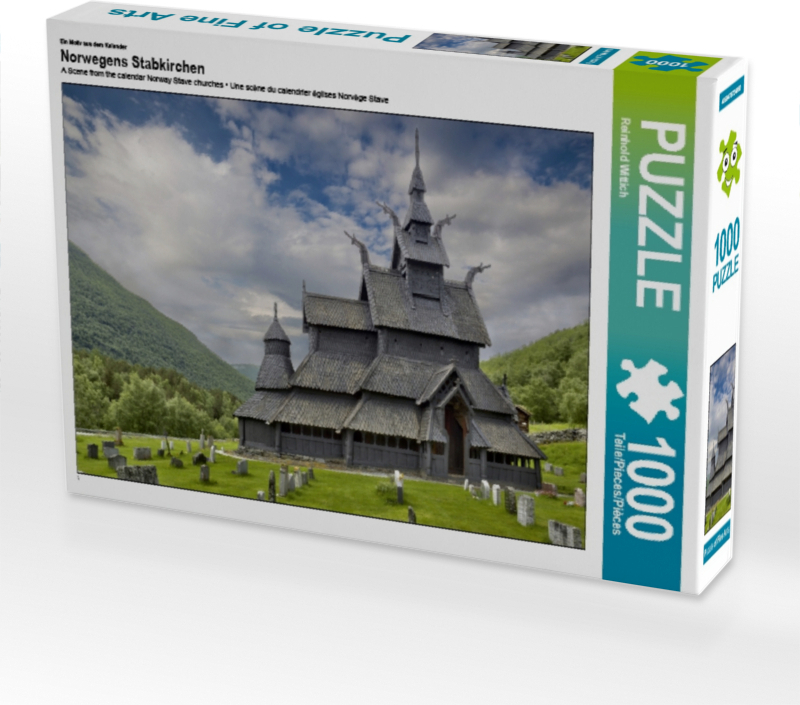 Calvendo Ein Motiv aus dem Kalender Norwegens Stabkirchen 1000 Teile Puzzle quer 640x480mm, Wittich Reinhold; 7459659