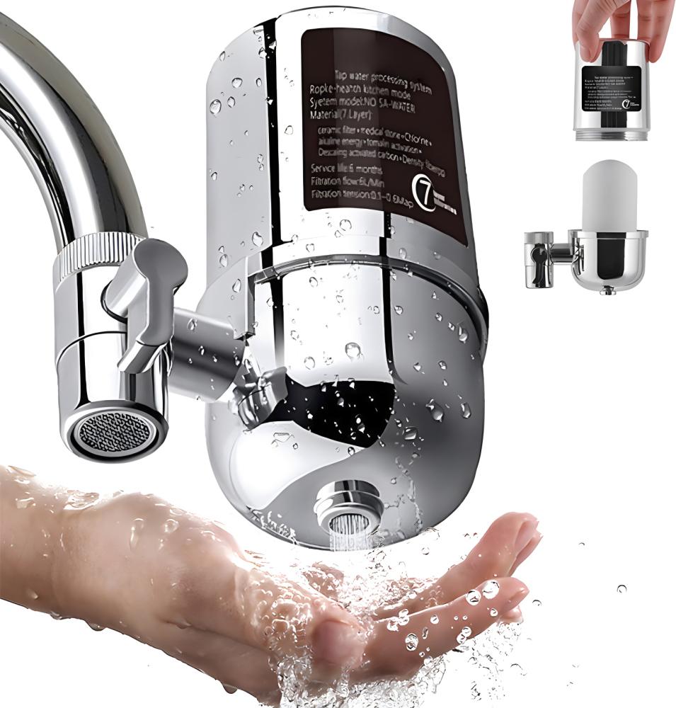 Fokelyi 7-stufiger Wasserhahnfilter für effiziente und vielseitige Filtration KAU-ED-LYS-PH-20251110-52