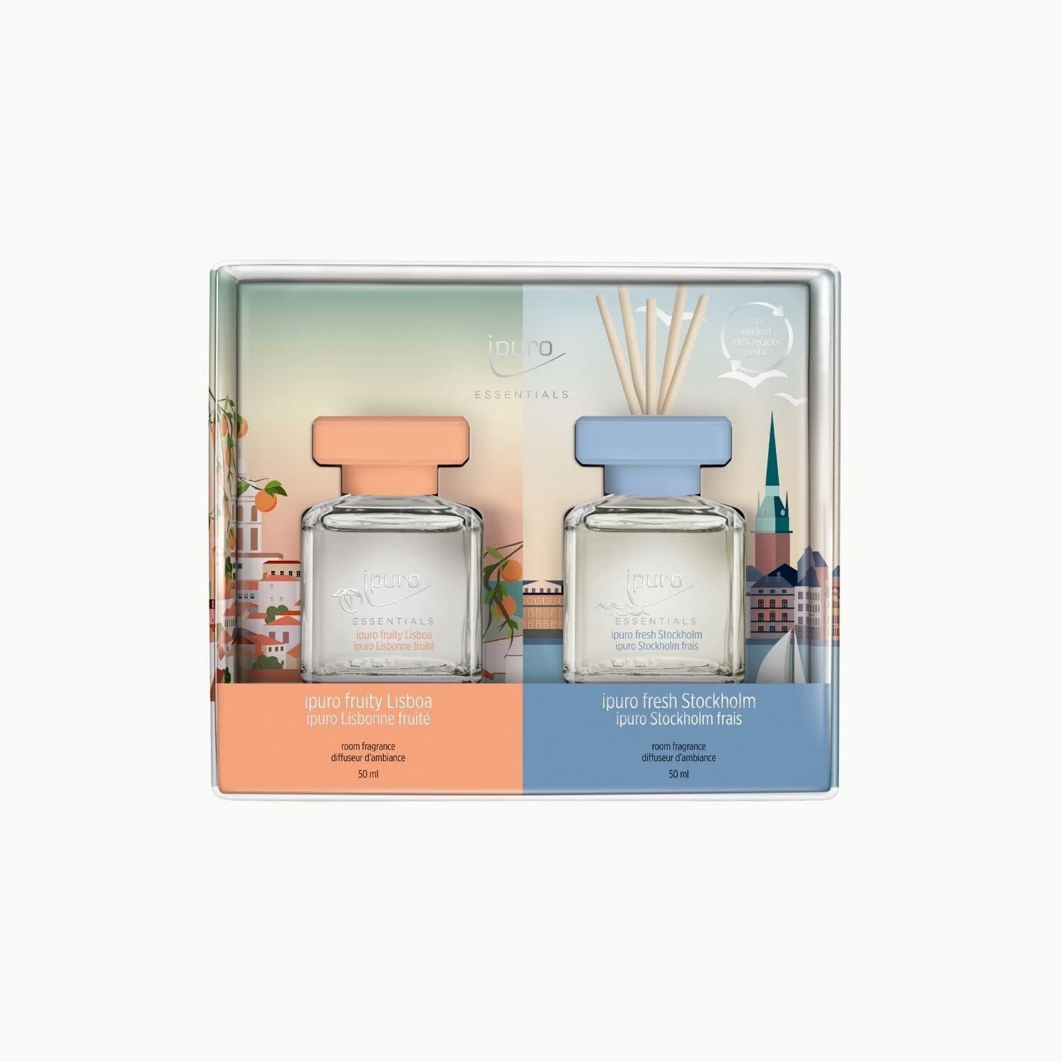 ipuro ESSENTIALS Fresh Stockholm & Fruity Lisboa