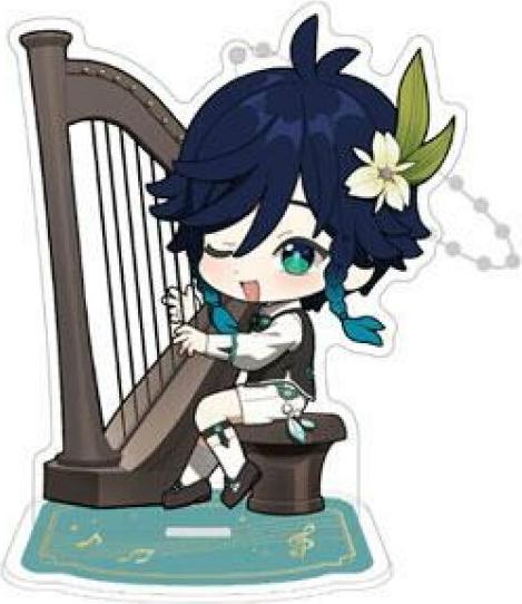 MiHoYo Genshin Impact Genshin Concert 2021 Acryl Figur mit Schlüsselanhänger Venti 9 cm 925