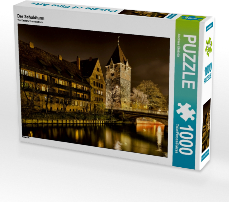 Calvendo Der Schuldturm 1000 Teile Puzzle quer 640x480mm, Bininda Andreas; 7434840