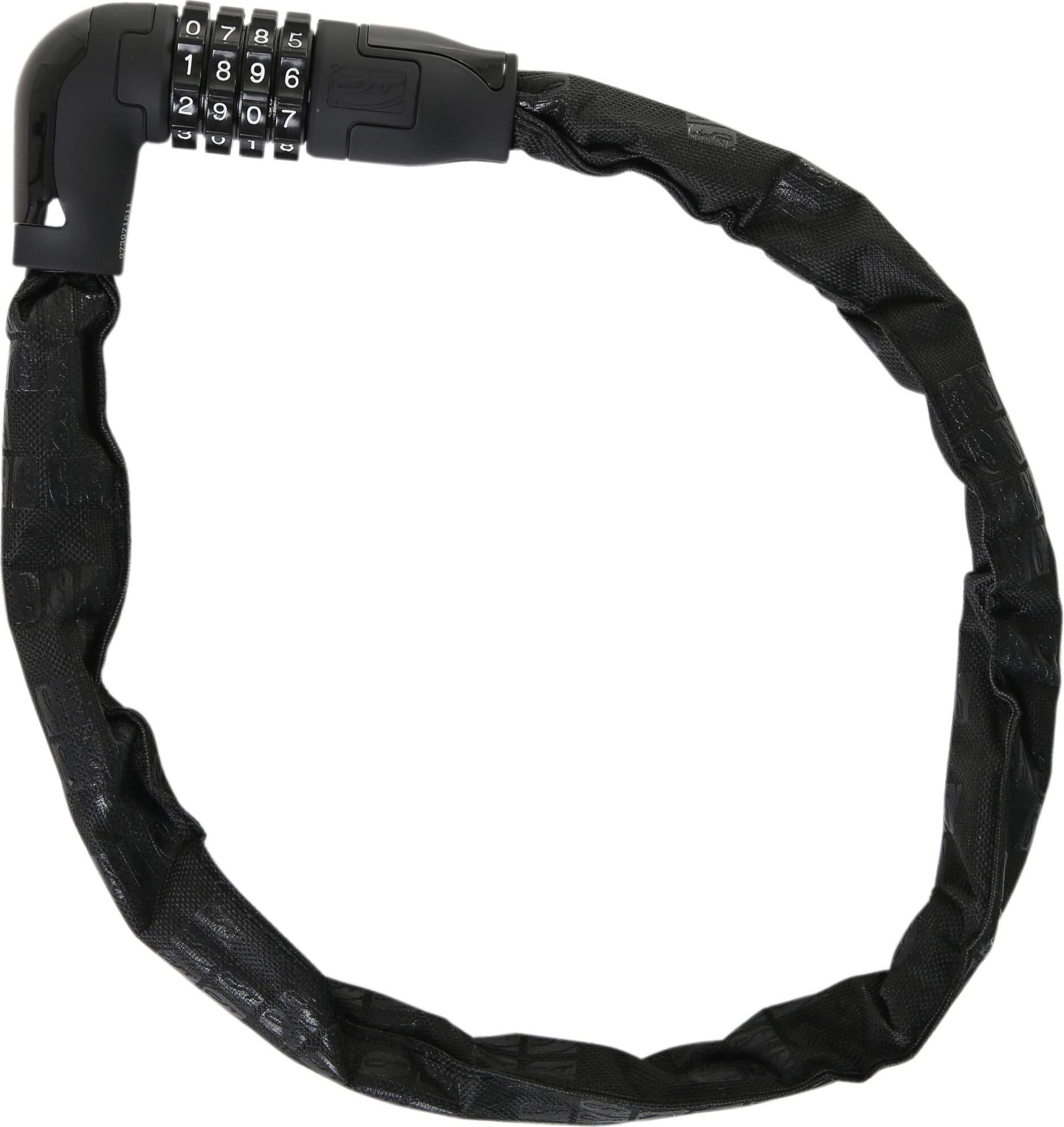 Contec Zahlenkettenschloss Powerloc ct comb.cha.lock Powerloc 6 mm x 75 cm schwarz 03527397