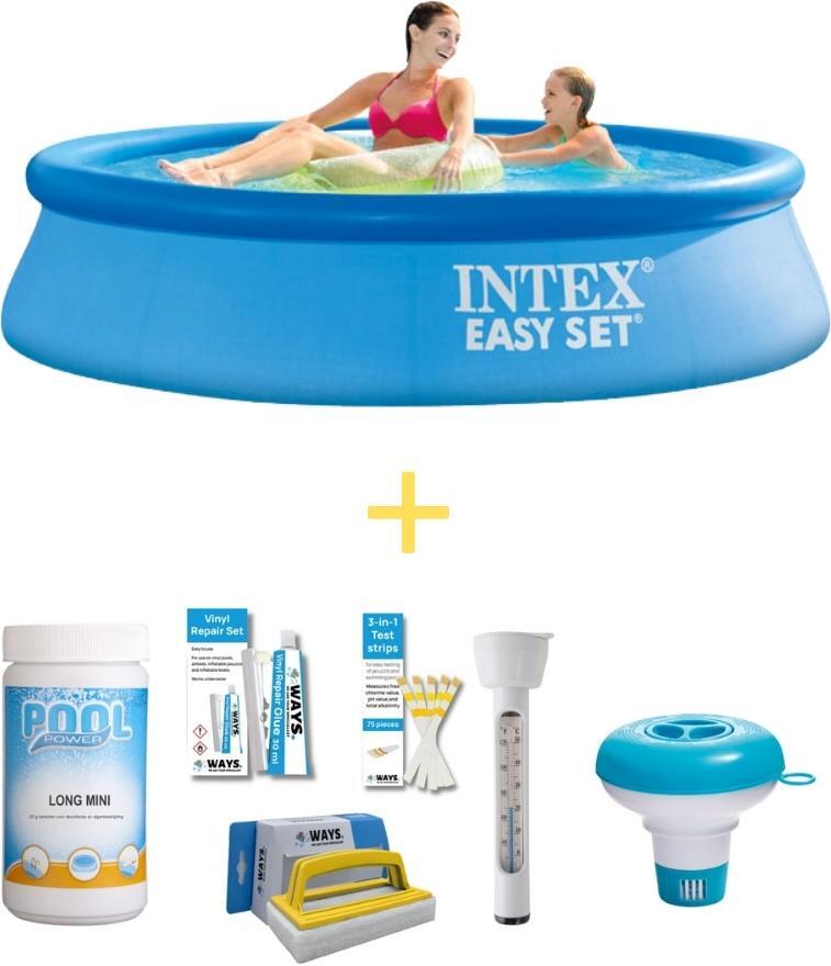 Bazén Intex Easy Set - 244 x 61 cm - obsahuje balenie na údržbu WAYS