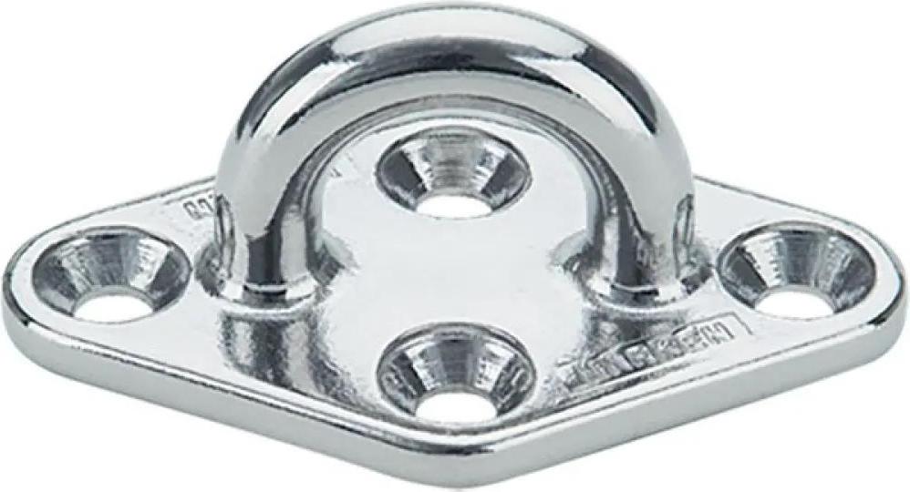 Harken Rostfrei Seel Großer Diamantaugenstützpunkt 98 Mm Silber Silber One Size 689