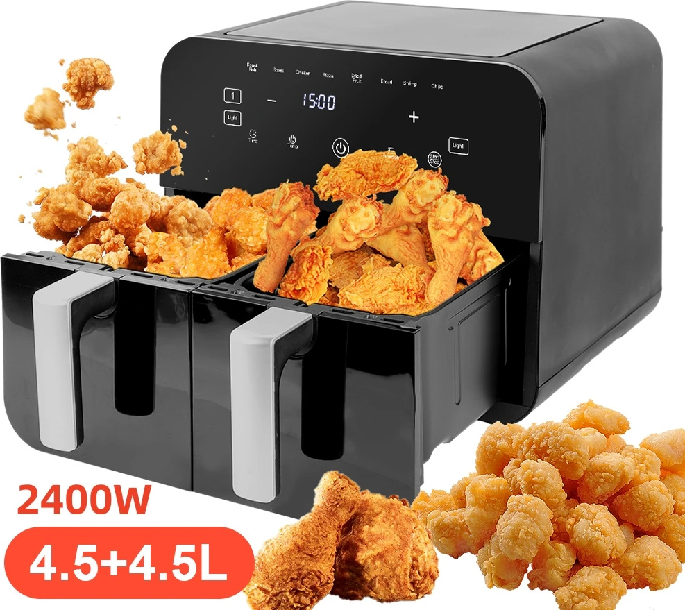 Elektrická teplovzdušná fritéza, objem 6 l/9 l, výkon 1500 W/2400 W, A, EÚ