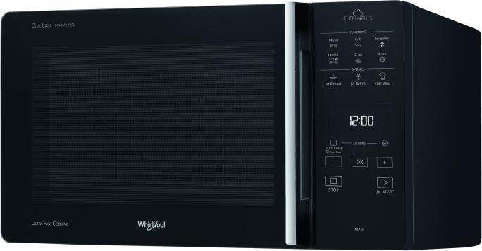 WHIRLPOOL Mikrowelle+Grill+Heißluft 800/900/1900W 25L 6St. Timer sw MCP 349 BL
