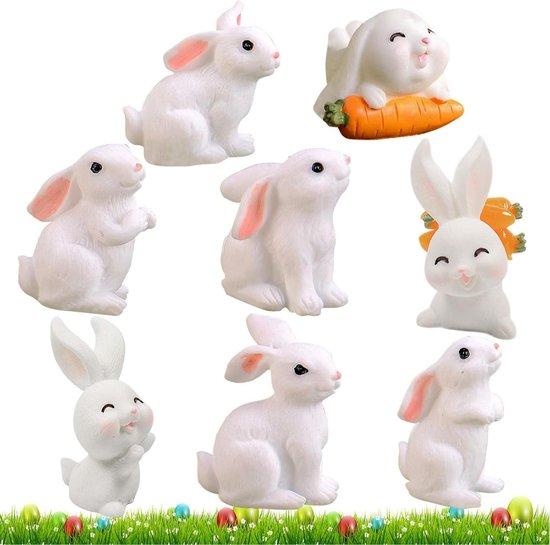 OEM Miniatur-Konigchen 24 Stueck - Miniatur-Hase Dekoration - Tuindeko Konigchen-Skulptur - Tierfiguren Ornament 2026