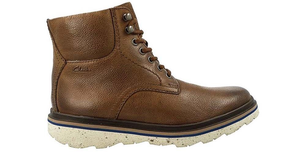 Clarks Frelan Top hnedé kožené pánske topánky Clarks Frelan Top hnedé kožené pánske topánky 41