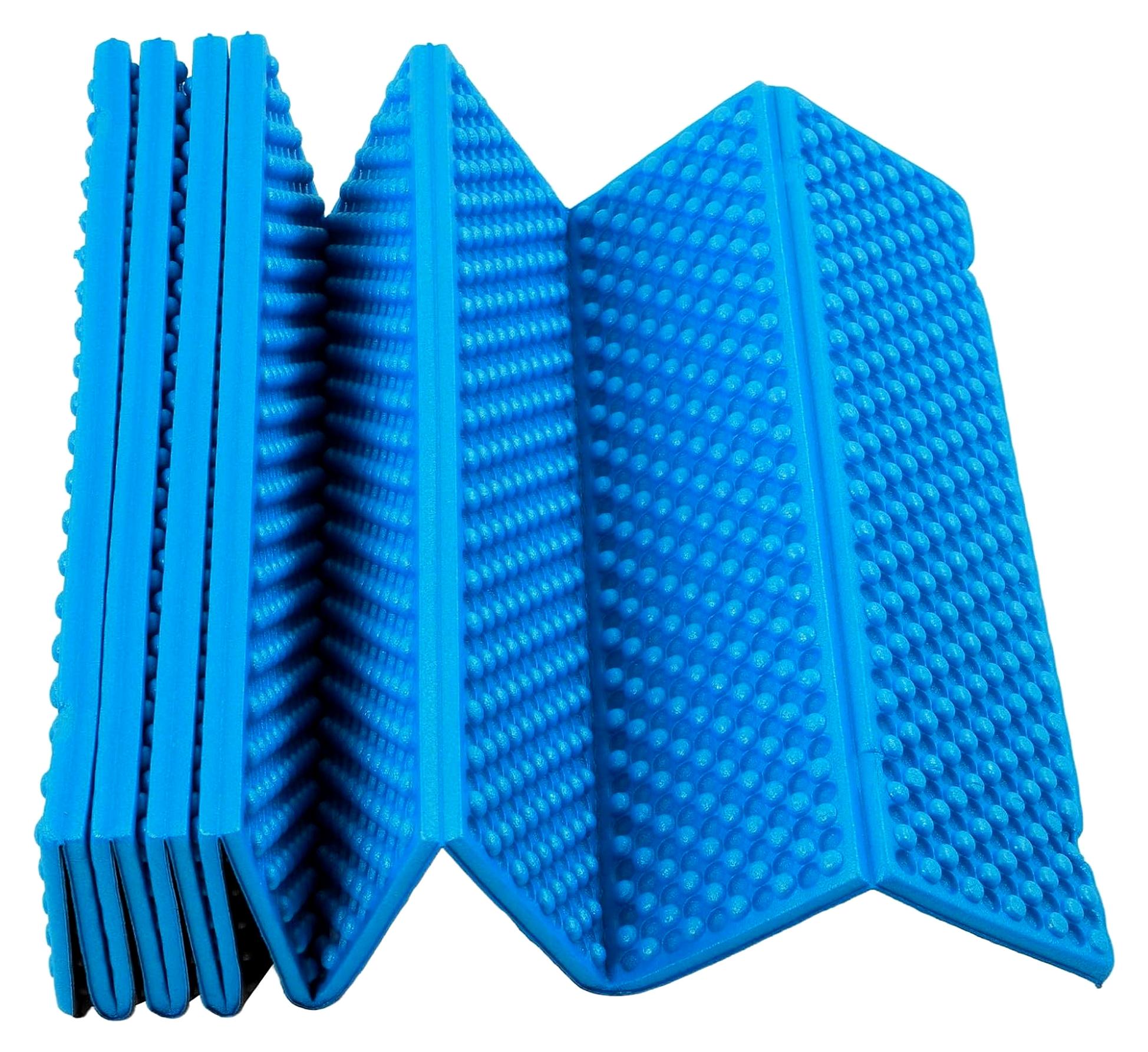 Markenlos Schlafpad, Campingmatratze 186 x 57 cm mit guter Elastizität für den Außenbereich (Blau)